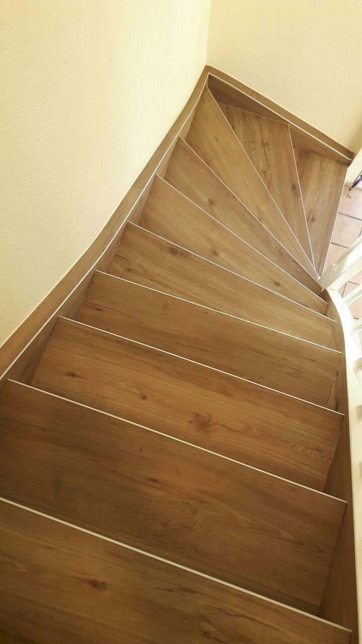 Treppe aufgearbeitet