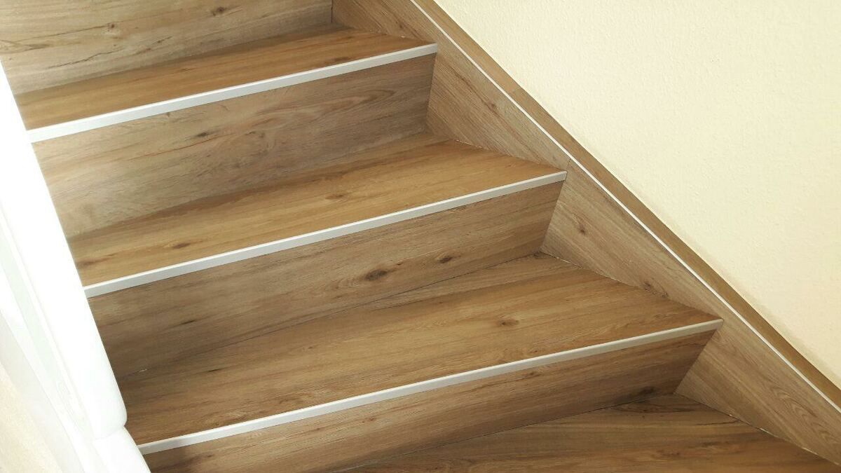 Treppe aufgearbeitet